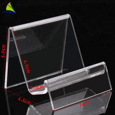 Présentoir acrylique de bureau de téléphone portable de catégorie supérieure pour le magasin