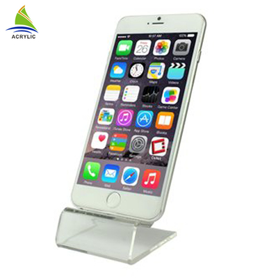 Présentoir de table acrylique de téléphone portable d'affichage acrylique qui respecte l'environnement de magasin