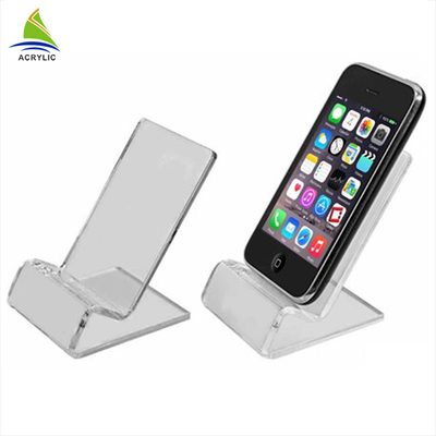 Présentoir de table acrylique de téléphone portable d'affichage acrylique qui respecte l'environnement de magasin