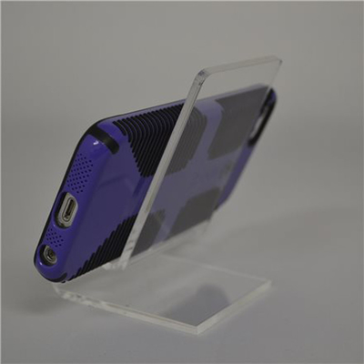 Présentoir de table acrylique de téléphone portable d'affichage acrylique qui respecte l'environnement de magasin