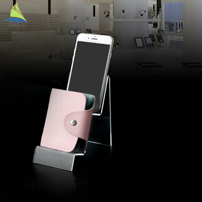 Affichage acrylique futé clair comme de l'eau de roche de téléphone de support mobile ultra transparent