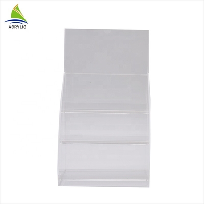 Support acrylique moderne de brochure, support acrylique de tract pour la certification du bureau ccc