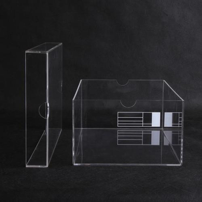 Adaptez petite qui respecte l'environnement aux besoins du client formé de boîte de présentation de glissière par place acrylique