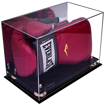 Caisson lumineux mené acrylique de luxe, vitrine faite sur commande de gant de boxe de taille