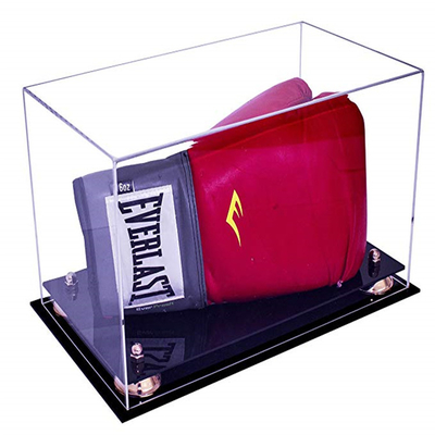 Caisson lumineux mené acrylique de luxe, vitrine faite sur commande de gant de boxe de taille