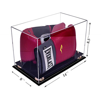 Caisson lumineux mené acrylique de luxe, vitrine faite sur commande de gant de boxe de taille