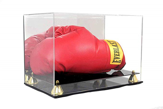 Caisson lumineux mené acrylique de luxe, vitrine faite sur commande de gant de boxe de taille