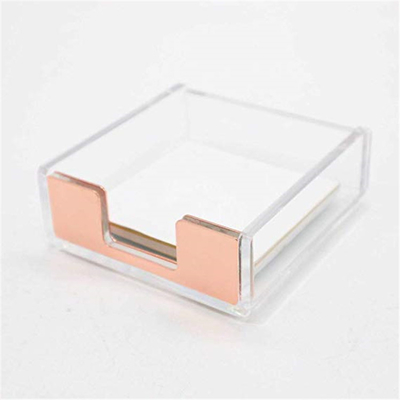 Supports acryliques clairs adaptés aux besoins du client de brochure de la lucite 4x6/support collant bloc-notes de papier
